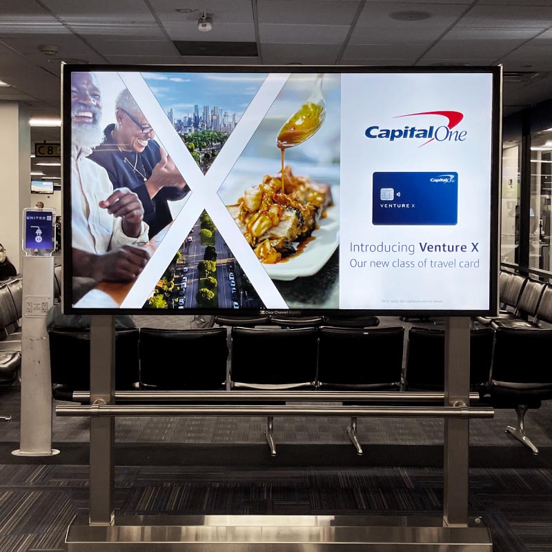 Digital Ad Design for Airport Audience