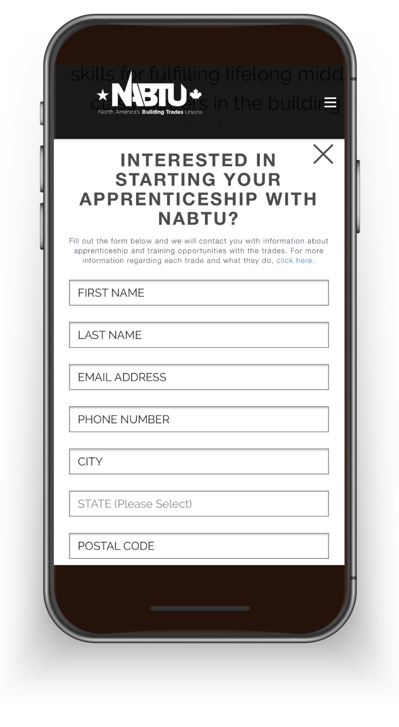 NABTU branding and digital design
