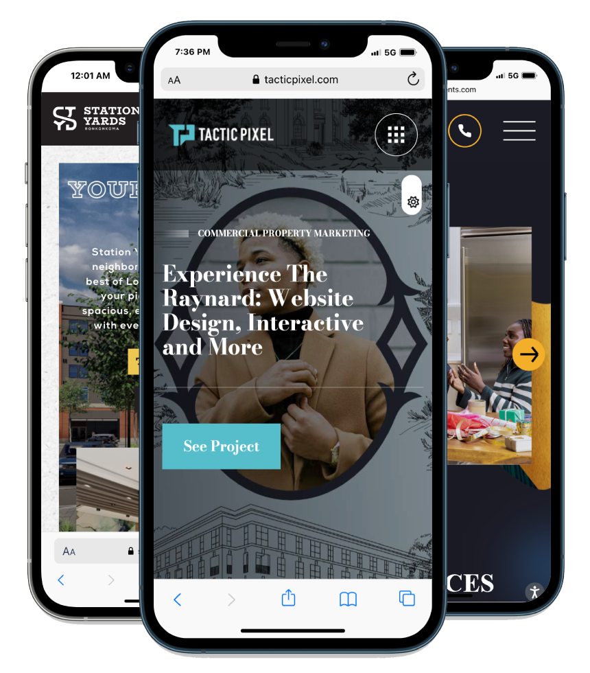 Tactic Pixel Mobile Website Design Example